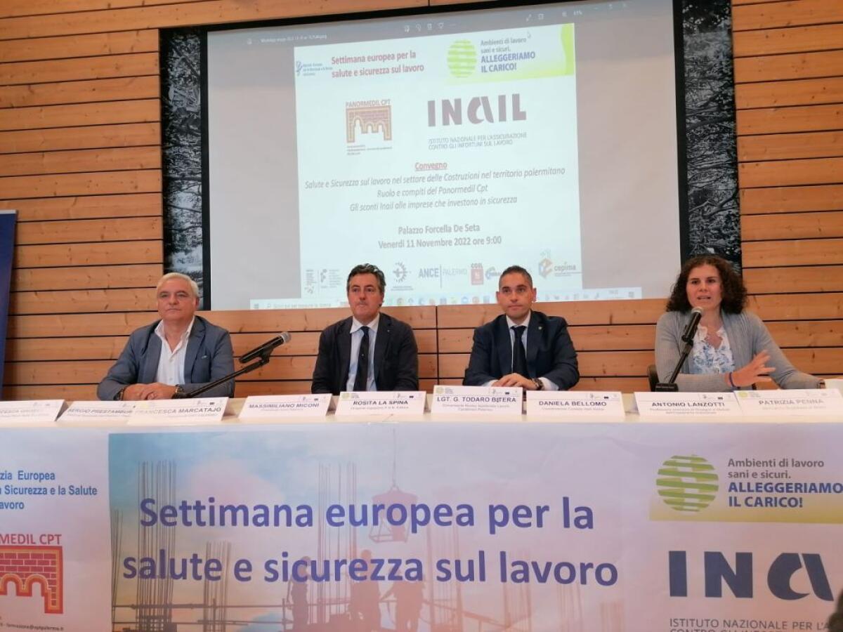 Ance-Inail Sicilia “Formazione e vigilanza per la sicurezza sul lavoro” -