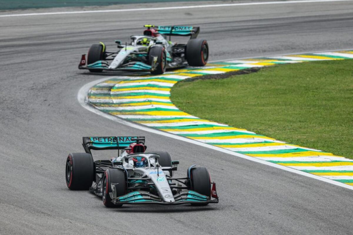 In Brasile vince Russell davanti a Hamilton, Sainz e Leclerc - 