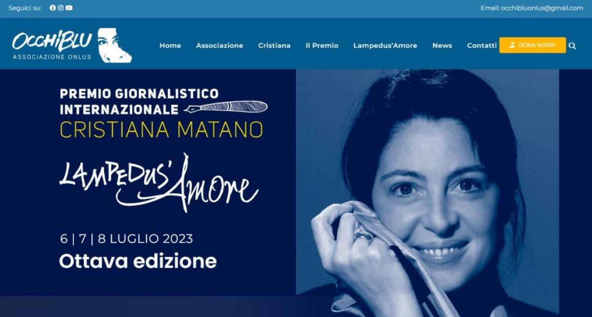 Premio giornalistico “Cristiana Matano”, pubblicato bando VIII edizione - 