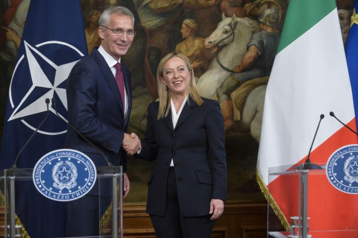 Nato, Meloni vede Stoltenberg “Italia nazione seria e leale” - 
