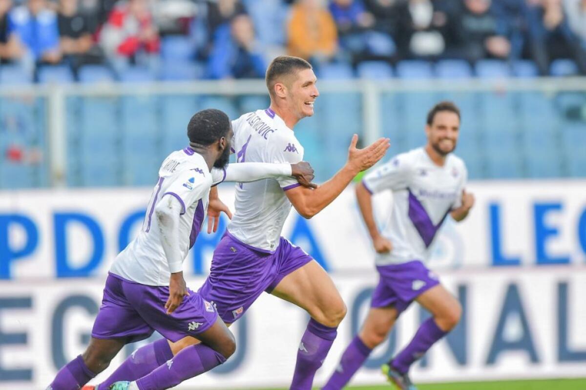 La Fiorentina vince 2-0 al Ferraris contro la Sampdoria - 