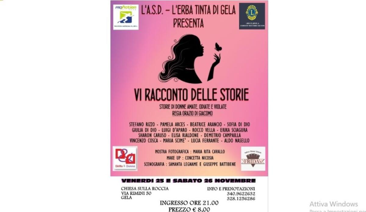 Racconti di donne nello spettacolo teatrale "Vi racconto delle storie" - 