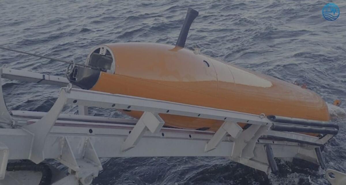Varato un nuovo veicolo autonomo subacqueo per studiare il mare di Panarea - 