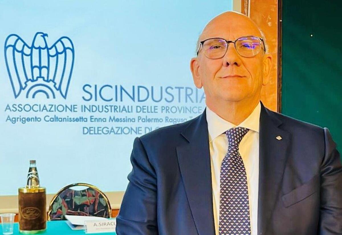 Lorefice nuovo presidente di Sicindustria Caltanissetta, "efficienza e legalità punti cardine" - Domenico Lorefice