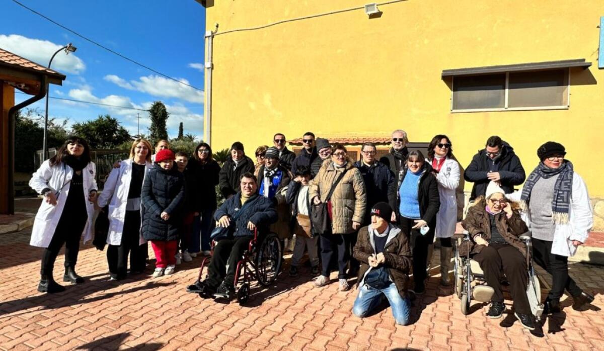 Visita speciale per l'Aias, arriva Angelo Famao: "Ha portato vera gioia" - 