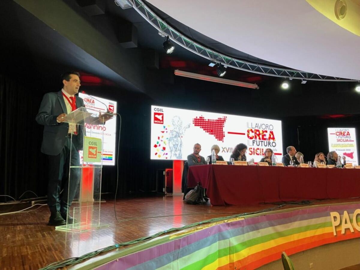 Al via congresso Cgil Sicilia, Mannino “Una grande alleanza per la riscossa dell’isola” - 