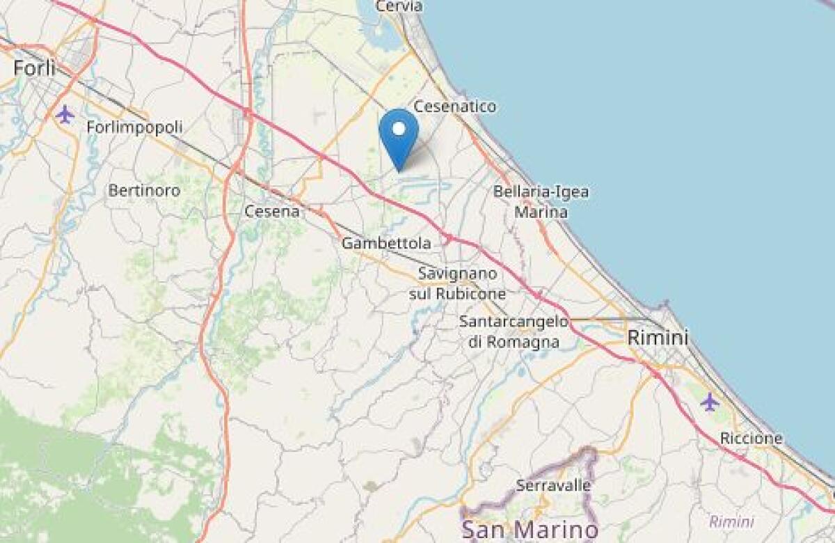 Scossa di terremoto di magnitudo 4.1 in provincia di Forlì-Cesena -