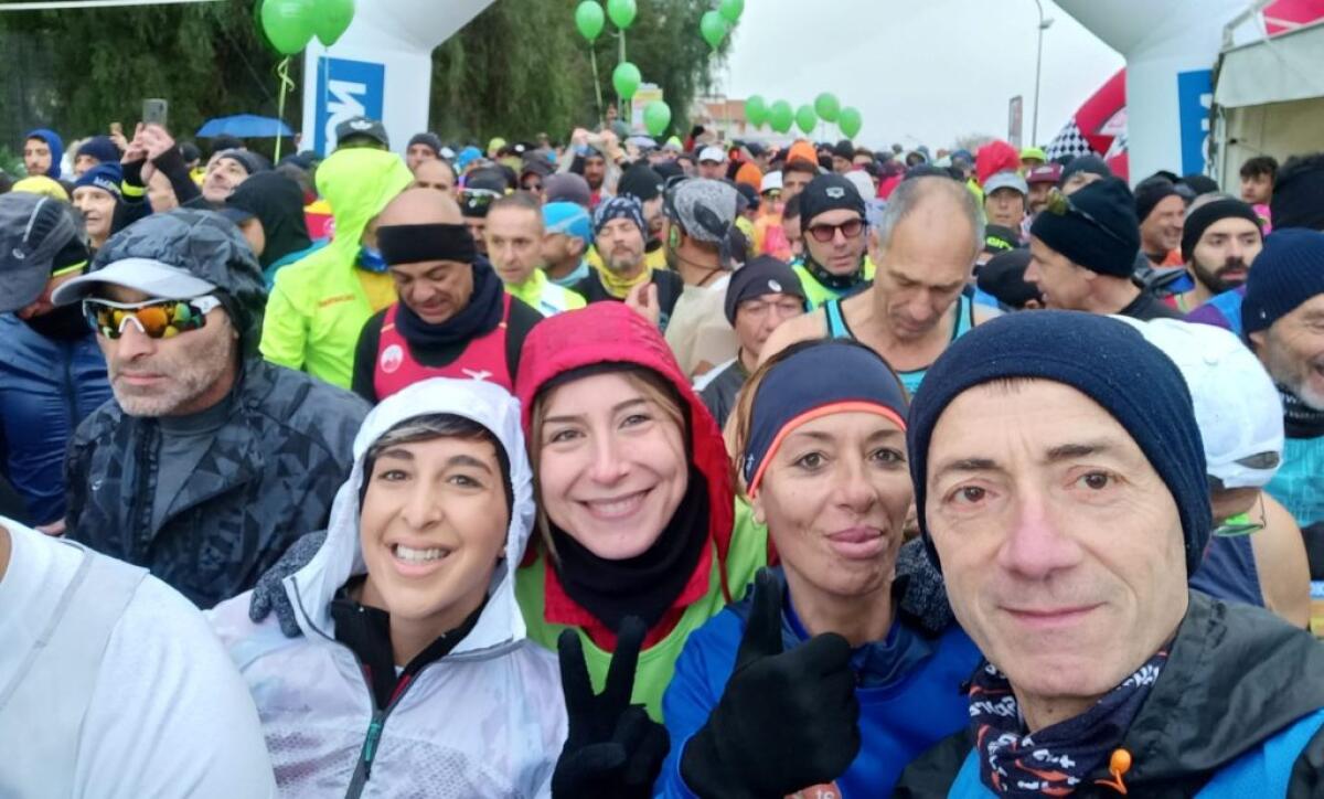 Pioggia e temperature rigide non fermano i podisti dell'Atletica Gela, risultati a Ragusa - I podisti dell'Atletica Gela impegnati a Ragusa