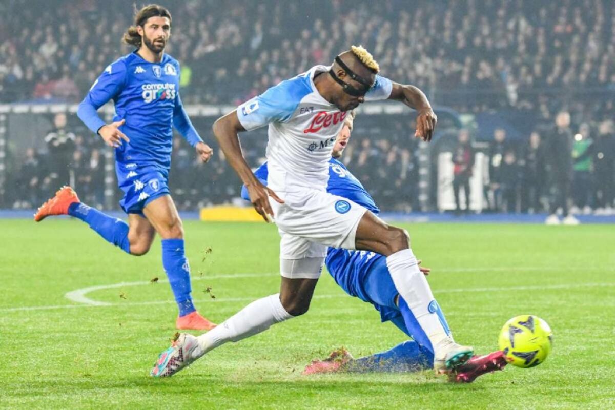 Il Napoli vince 2-0 a Empoli e festeggia il 21° successo - 