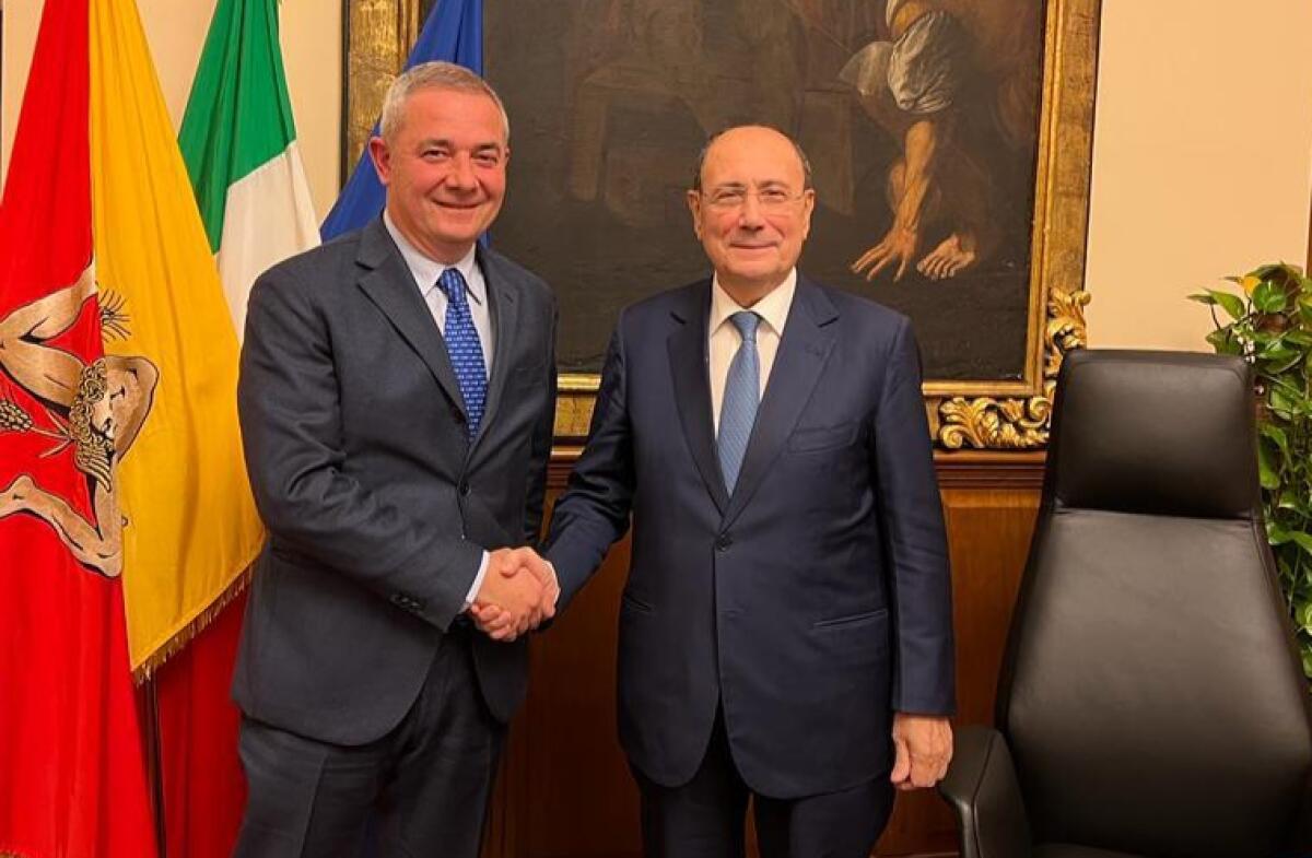 Royalties, Schifani e il governo pronti con la proposta: Mancuso, "Greco è stato contattato" - Mancuso e il presidente Schifani