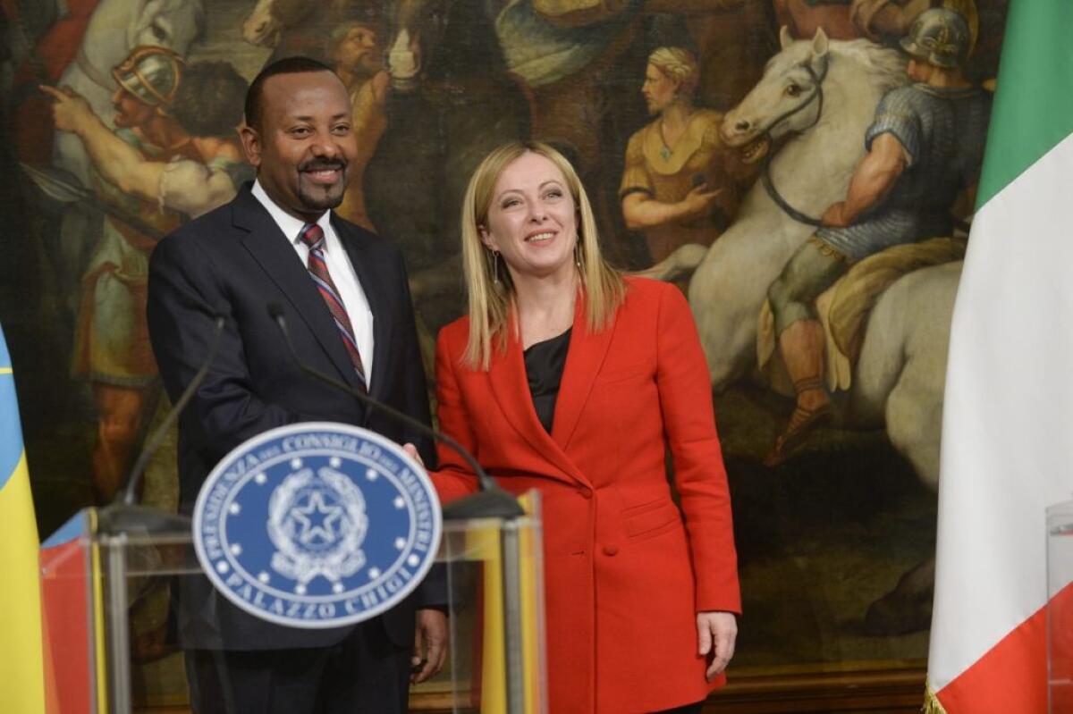 Italia-Etiopia, Meloni “Rafforzare legame con un partenariato paritario” - 
