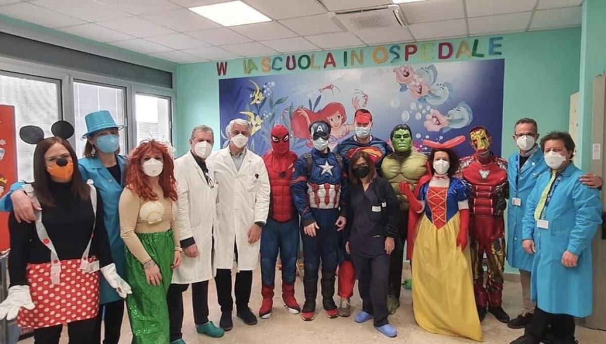 Carnevale in corsia, arrivano i “supereroi” in pediatria al Garibaldi-Nesima di Catania - 
