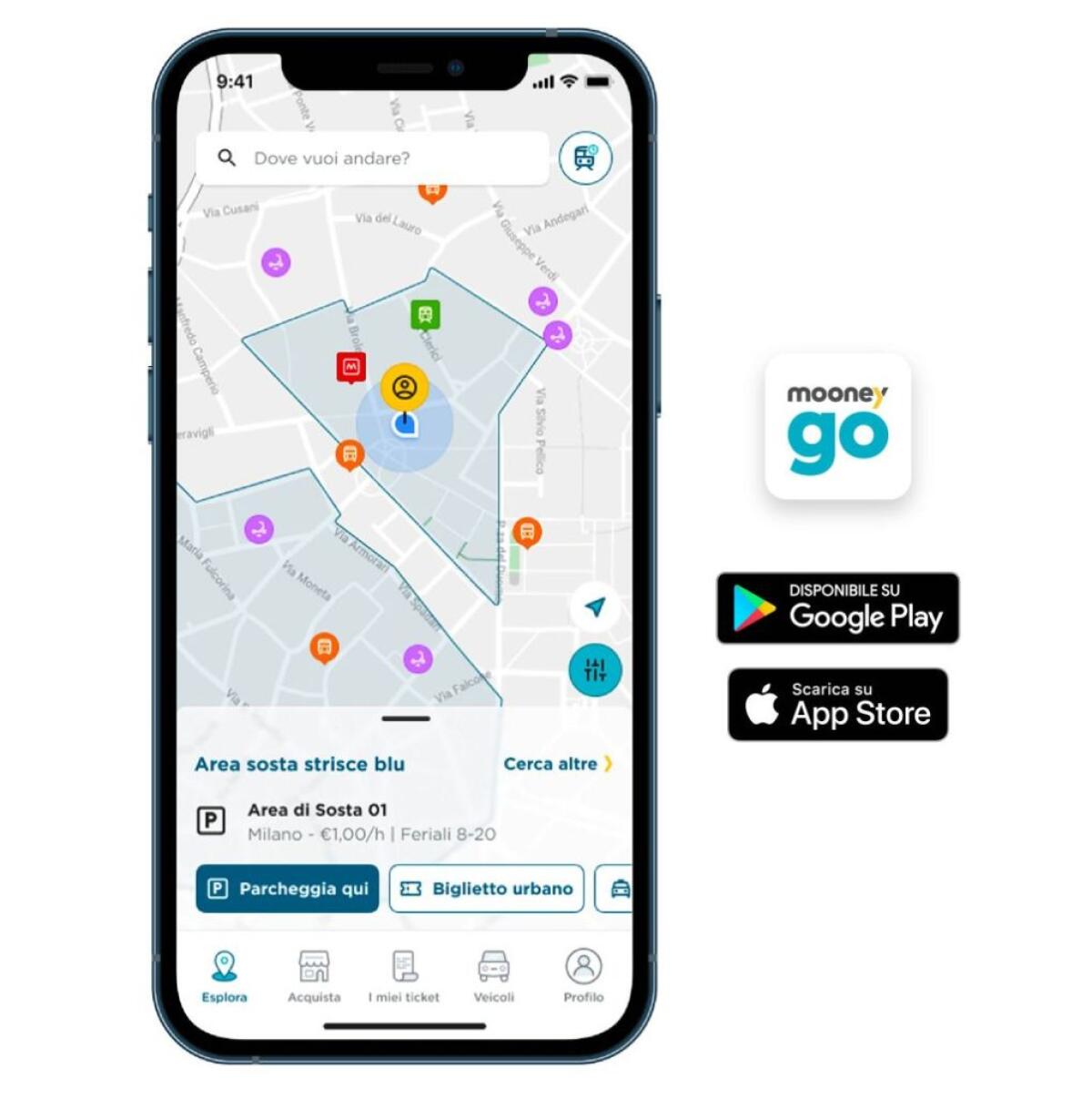 L’app di mobilità myCicero diventa MooneyGo - 