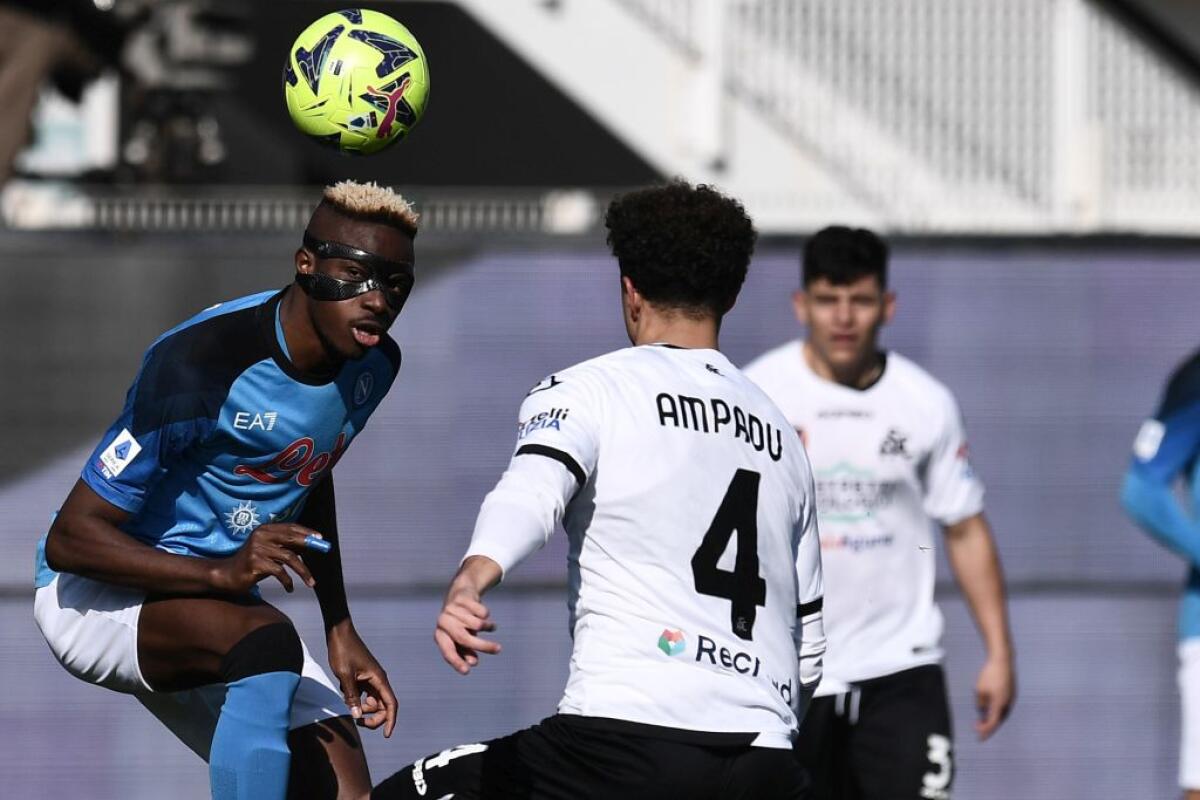Spezia-Napoli 0-3, a segno Kvaraskhelia e doppietta Osimhen - 