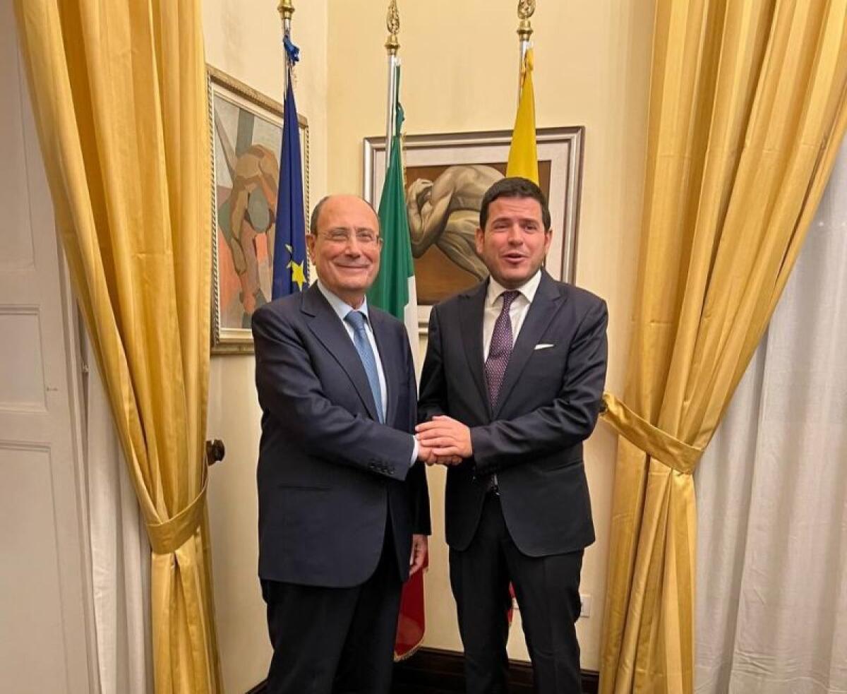 Festa di Sant’Agata, Schifani ricevuto da Galvagno nella sede dell’Ars di Catania - 