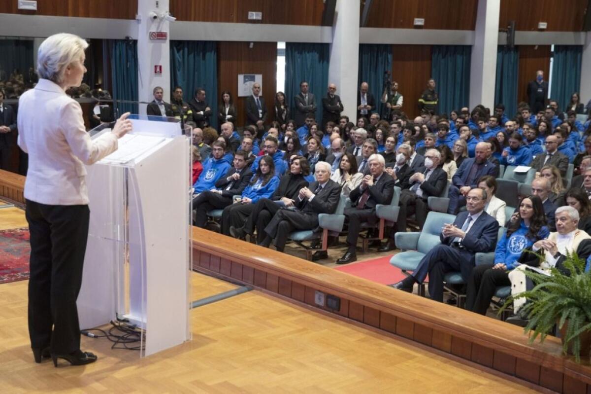 Mattarella e Von Der Leyen inaugurano l’anno accademico dell’Università di Palermo - 