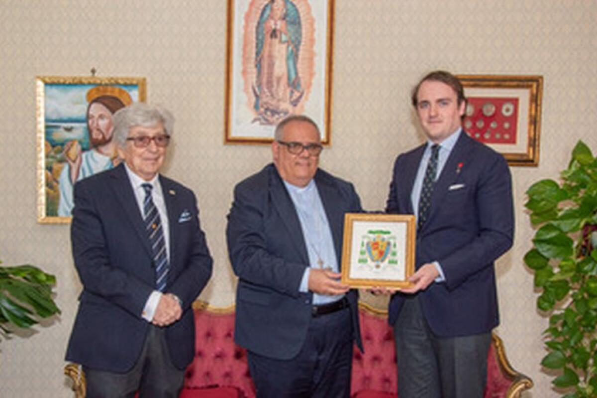 Il principe Jaime di Borbone delle Due Sicilie in visita a Noto -