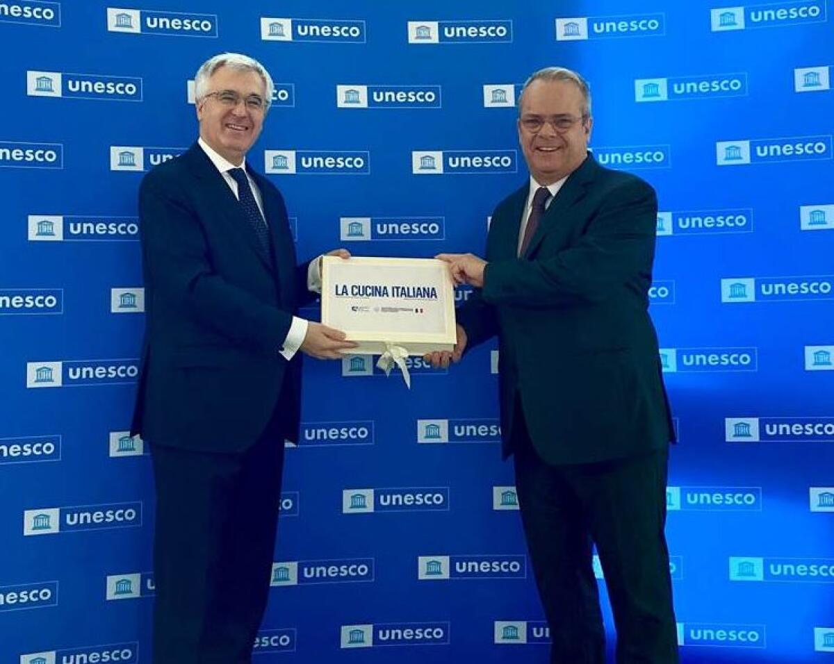 Cucina italiana candidata Unesco, consegnato il dossier a Parigi - 