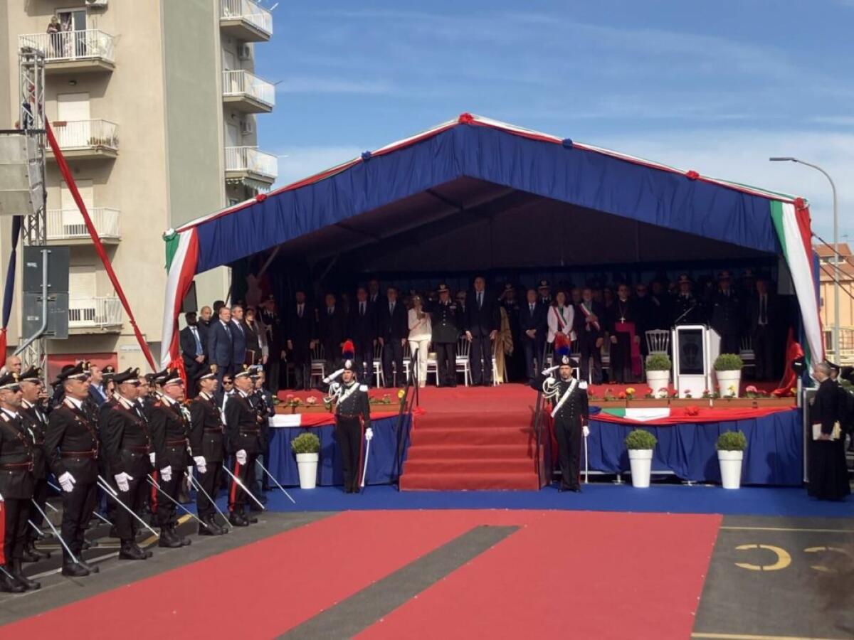 Crosetto e Luzi inaugurano la nuova caserma dei Carabinieri di Partinico - 