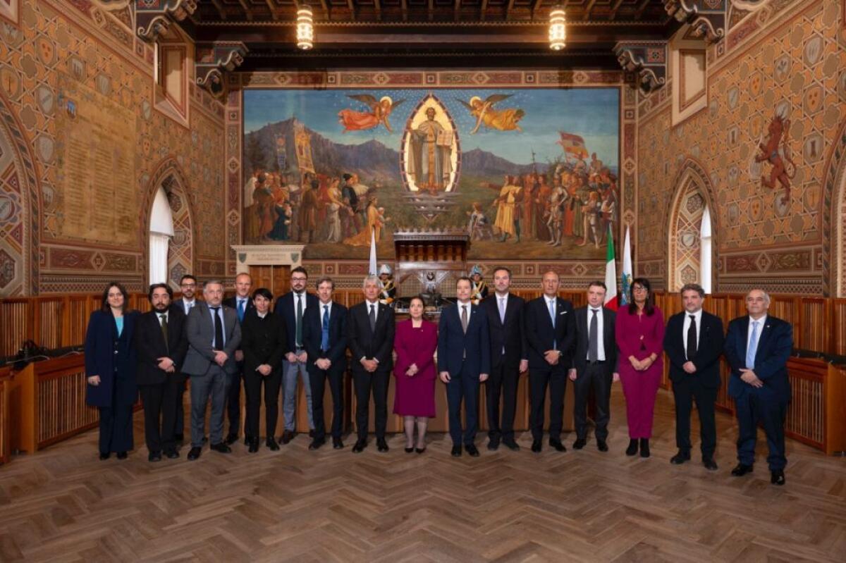 Prima visita di Stato a San Marino per il ministro Abodi - 