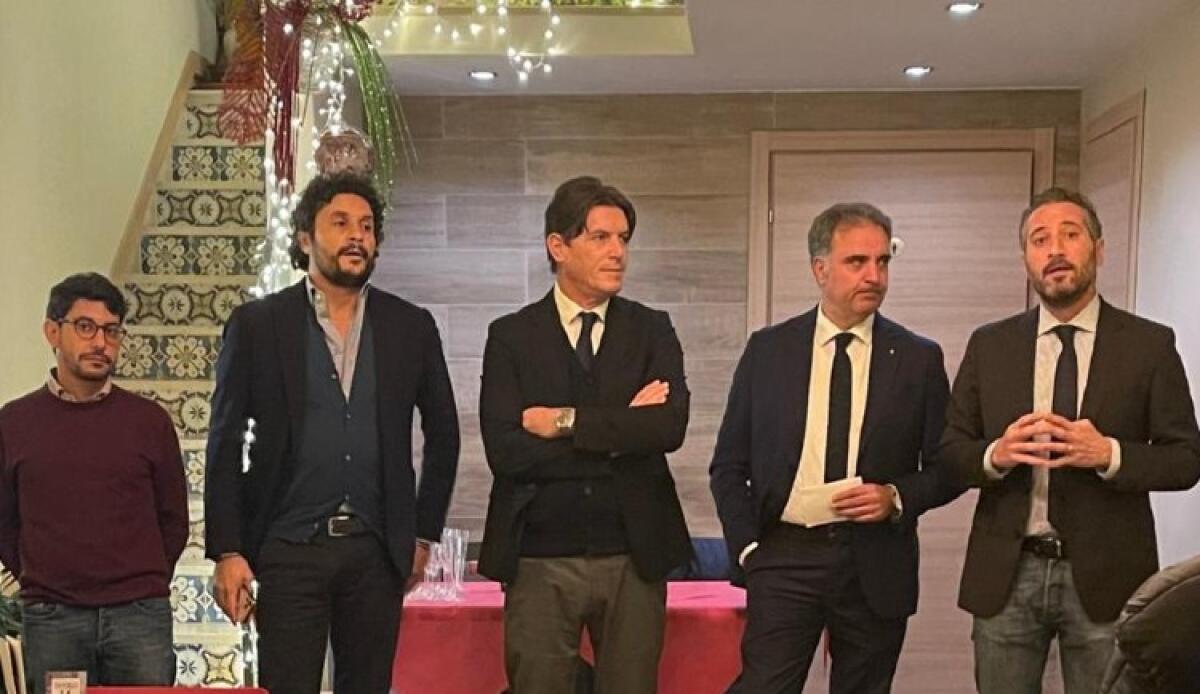 "Greco tenta goffamente di bloccare iniziative per la città", Scuvera: "Pd strumentalizza" - I consiglieri FdI insieme al parlamentare Ars Giuseppe Catania e al coordinatore cittadino Salvatore Scuvera