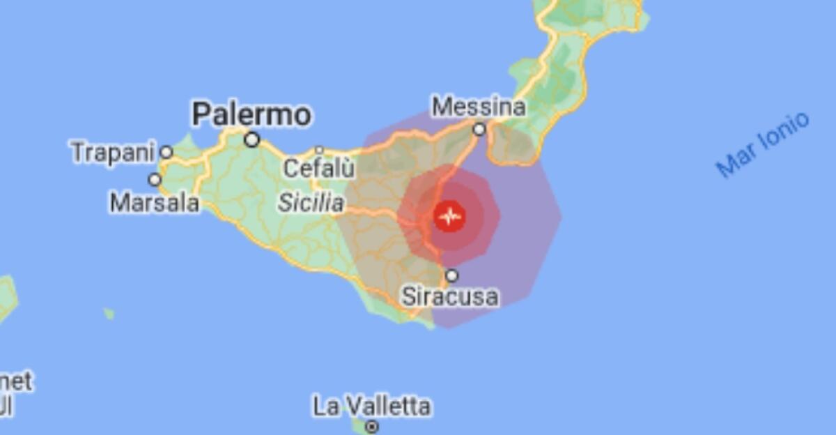 Scossa di terremoto nel catanese, è stata rilevata: non ci sono conseguenze - 