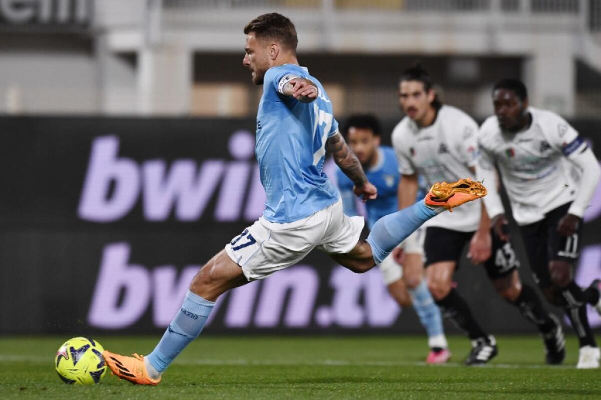 Immobile torna al gol, la Lazio vince 3-0 a La Spezia - 