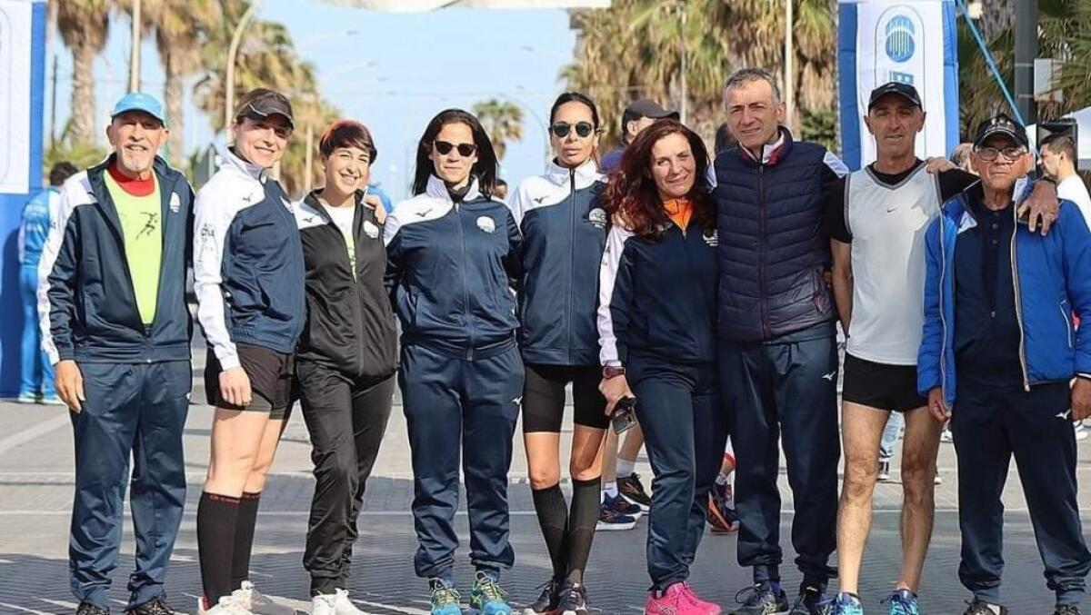Runner Atletica Gela lungo il tracciato di Marsala, due podi e altre buone prestazioni - I podisti dell'Atletica Gela a Marsala (foto Siciliarunning)