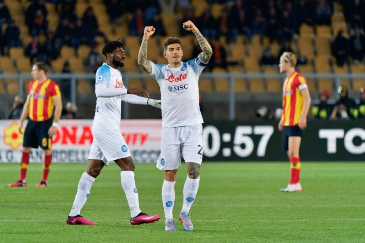 Il Napoli rialza la testa e vince a Lecce 2-1 - 