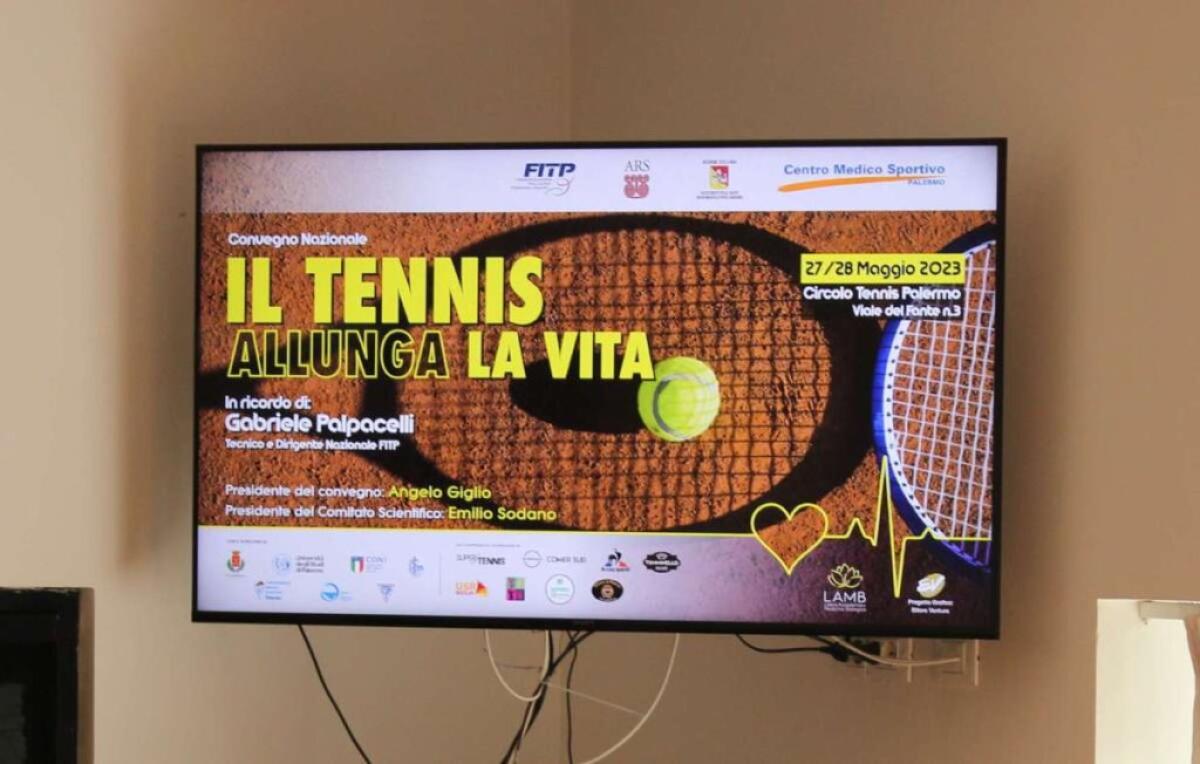 Convegno “Il tennis allunga la vita” al CT Palermo - 