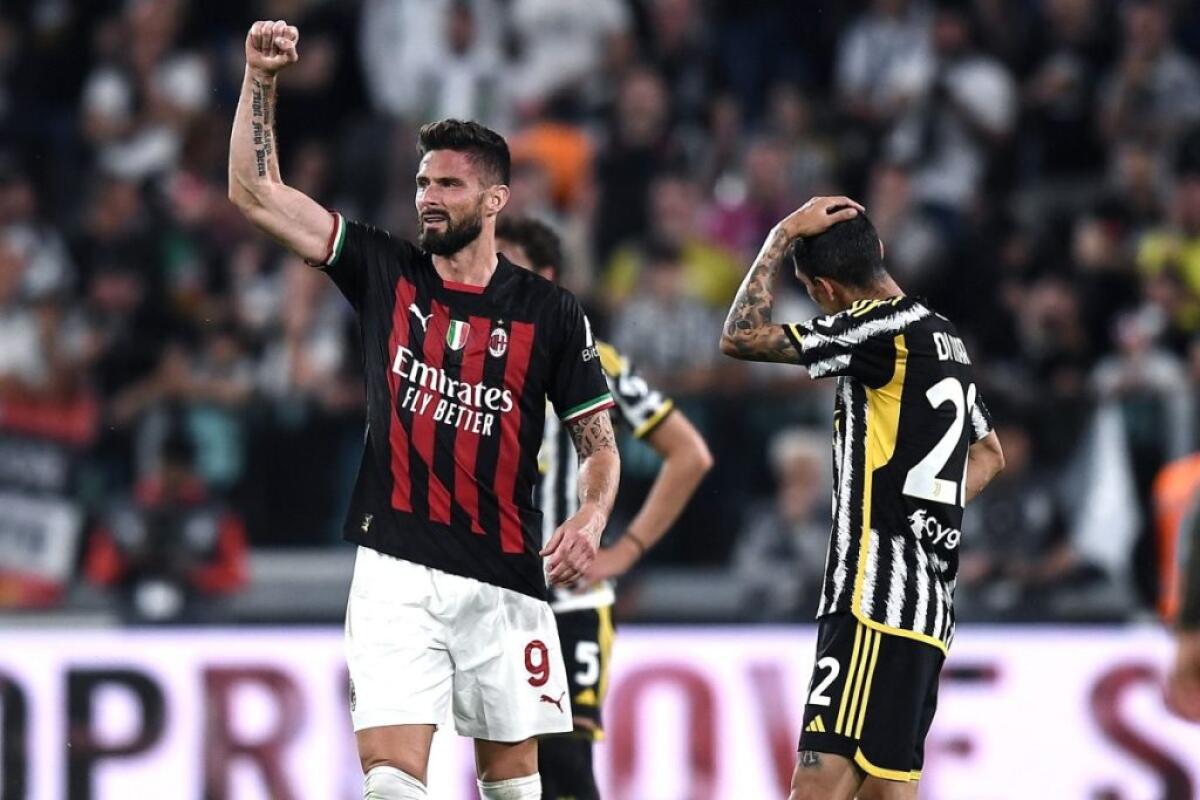 Giroud decide la sfida in casa Juve, rossoneri in Champions - 