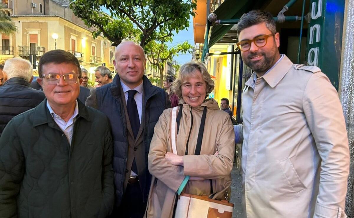"Greco dica come vuole procedere su Torre di Manfria", Trainito: "Politica non si divida" - Trainito con il senatore Stefania Craxi e gli esponenti FI Gaetano Trainito e Mirko Maniglia