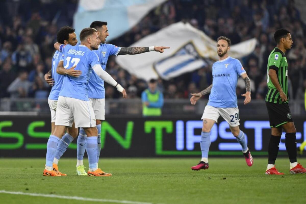 Lazio-Sassuolo 2-0, i biancocelesti restano al 2° posto - 