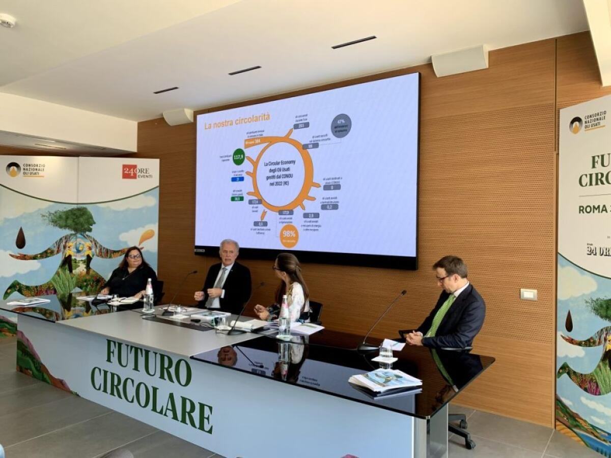 Conou, nel 2022 con l’olio lubrificante rigenerato risparmiati 130 mln -