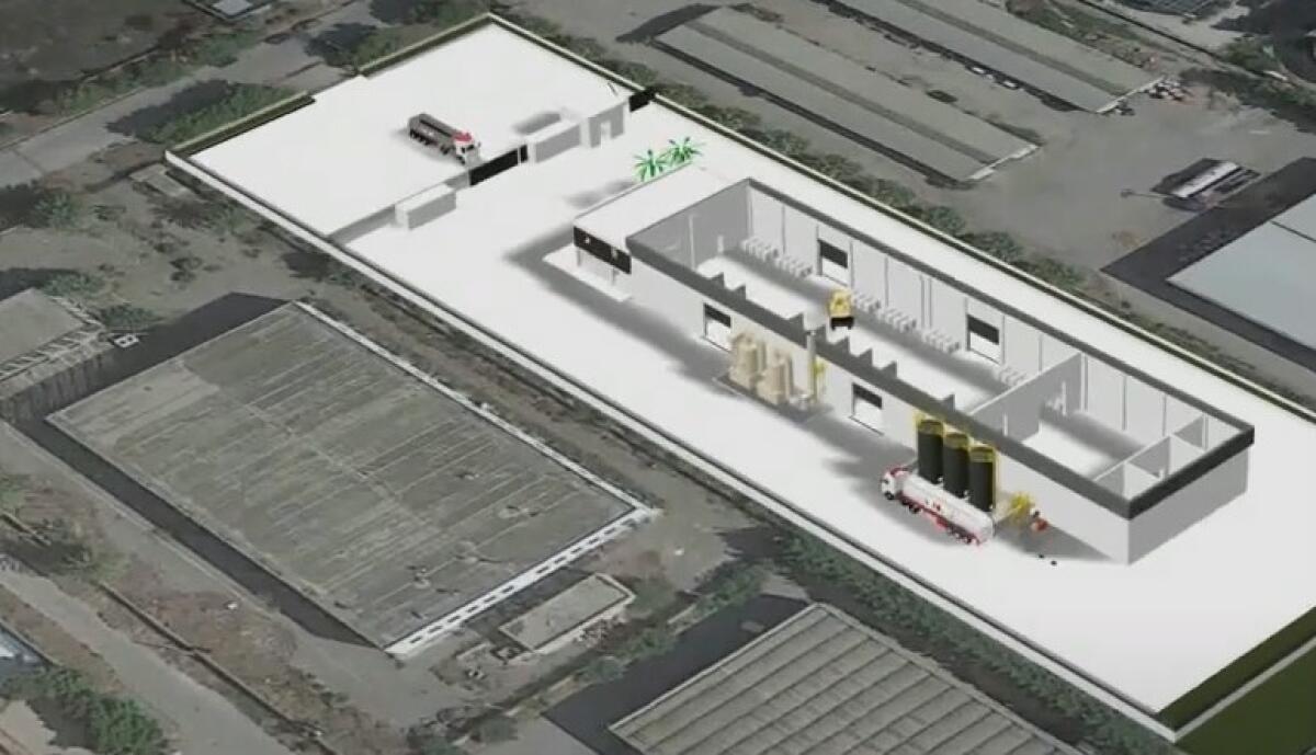 Brucazzi, un impianto per lo stoccaggio di rifiuti: sì Regione, "non va sottoposto a Via" - Una proiezione del progetto dell'azienda locale