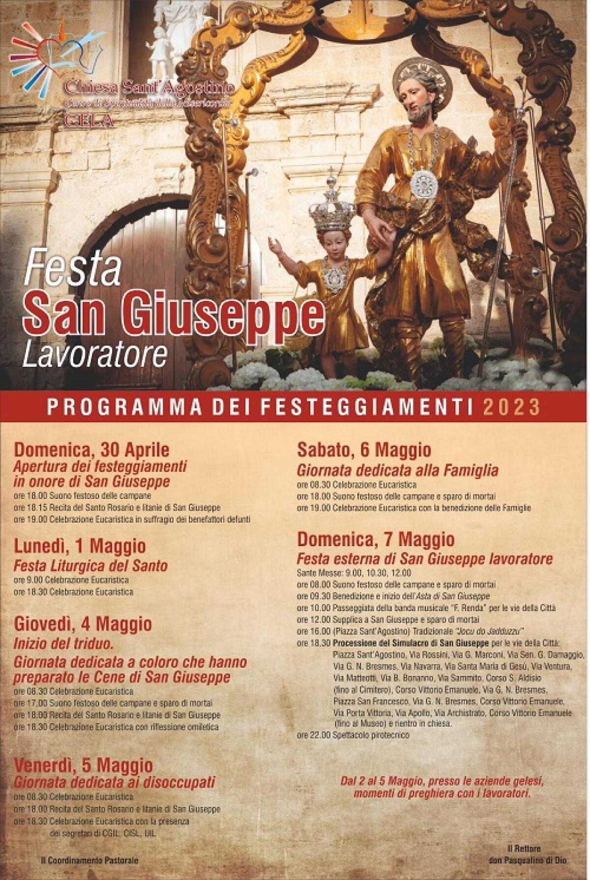 Festa cittadina di San Giuseppe nel mese dedicato alla Madonna - 