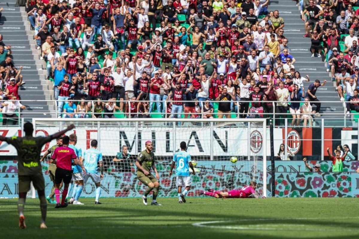 Lo scontro Champions va al Milan, 2-0 contro la Lazio - 