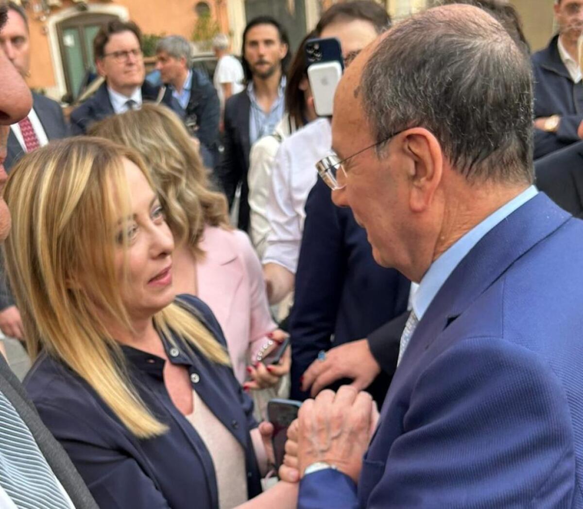 I leader del centrodestra a Catania, Meloni “Sicilia strategica” - 