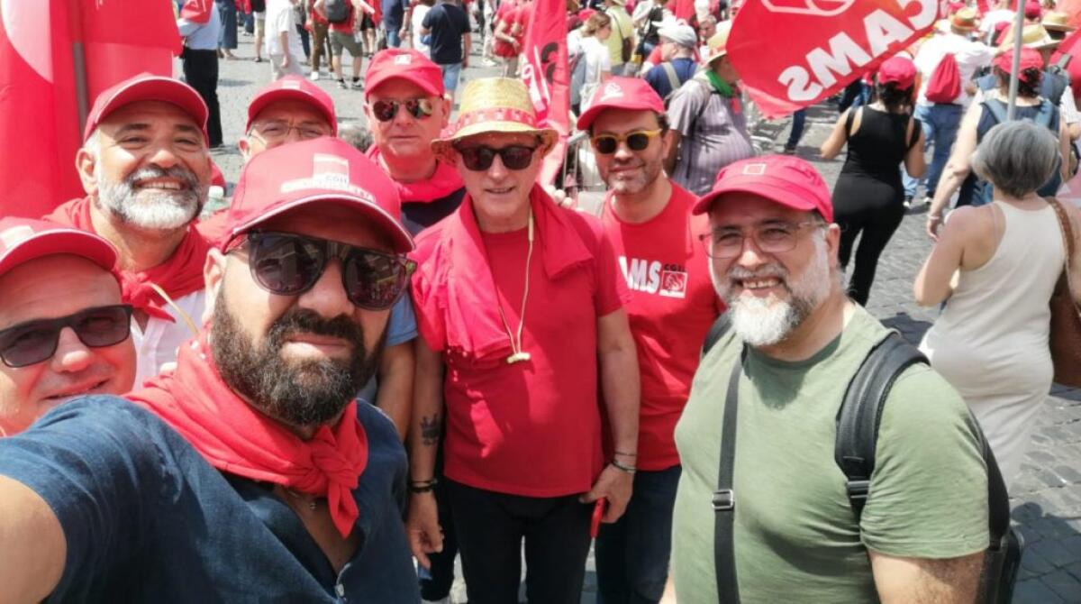 "Sanità pubblica a tutela dei cittadini", delegazione Cgil territoriale alla manifestazione romana - I sindacalisti Cgil alla manifestazione di Roma