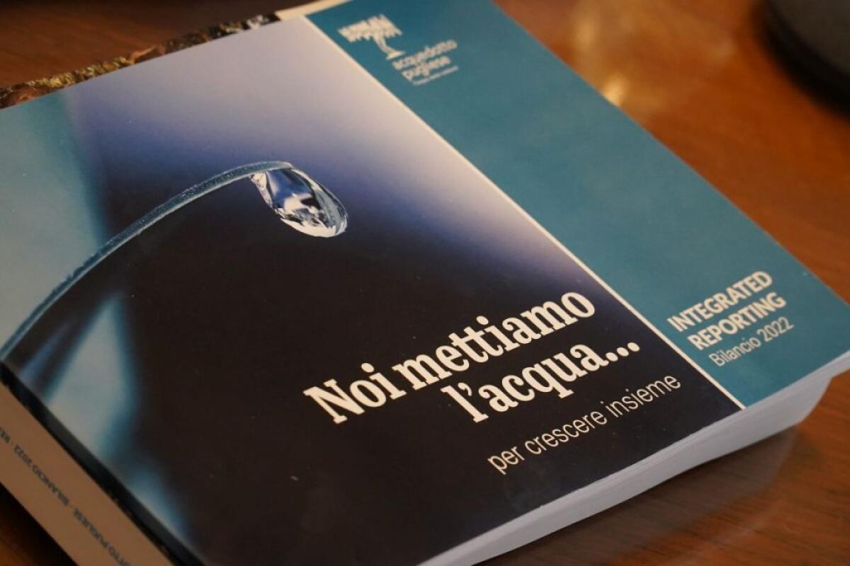 Acquedotto Pugliese, valore della produzione supera i 741 milioni - 