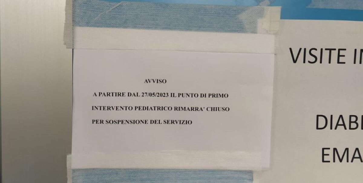 Ospedale "Vittorio Emanuele", sospeso il primo intervento pediatrico: ennesima chiusura -