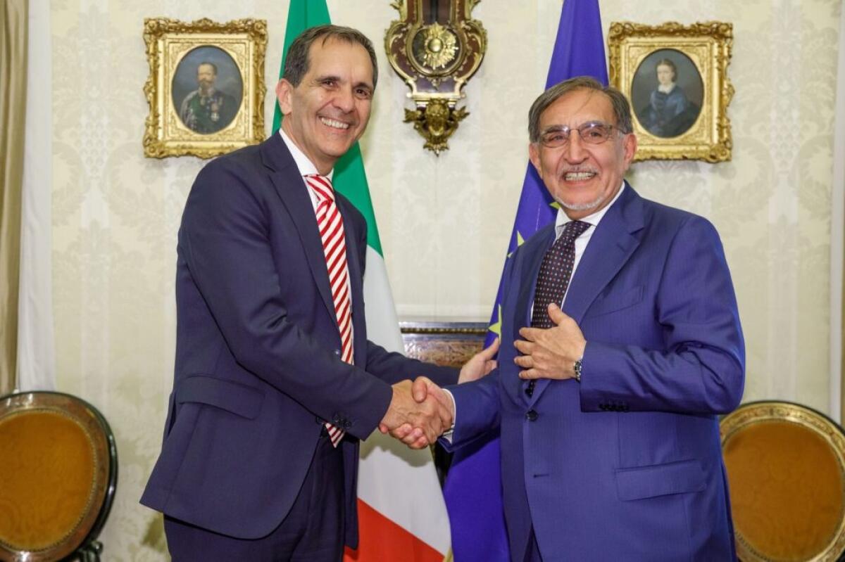 Il neosindaco di Catania ricevuto dal Presidente del Senato - 