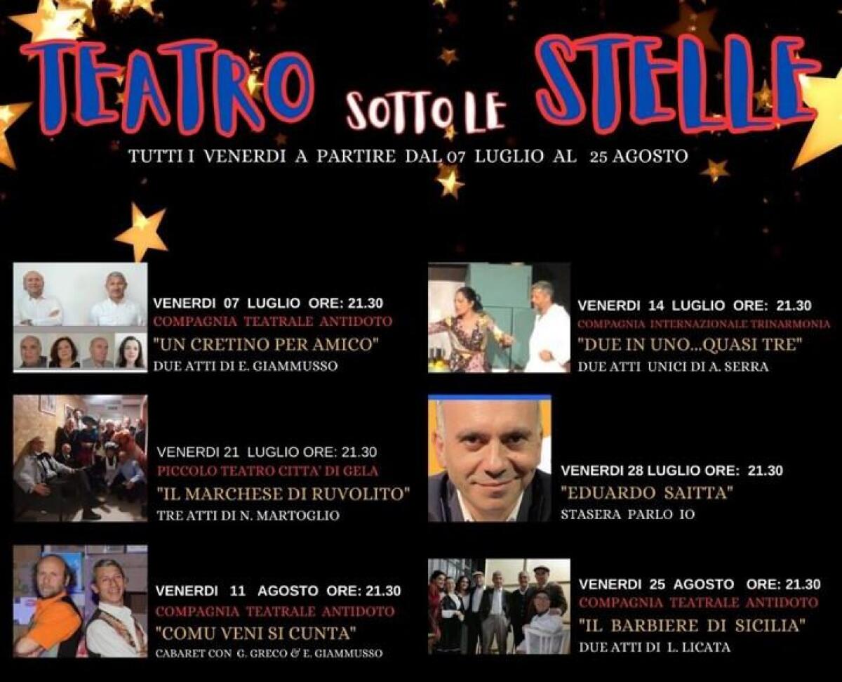 Sei appuntamenti con la commedia all’aperto all’Antidoto -