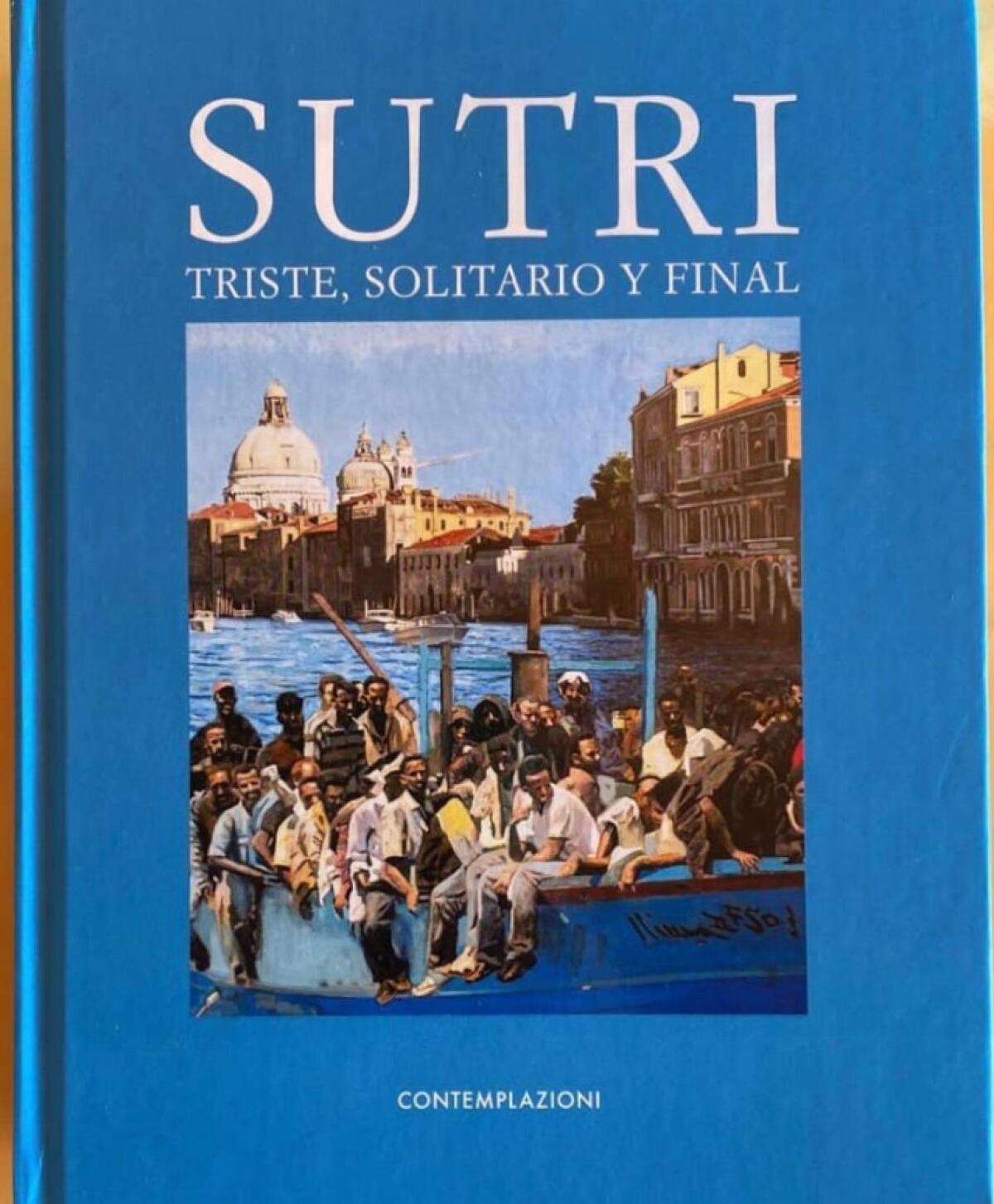 La mostra di Sutri voluta da Sgarbi in un'edizione libraria, copertina a Iudice - 