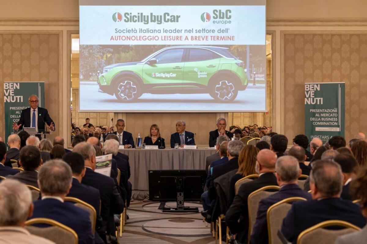 Sicily by Car, business combination con la Spac Indstars 4 - 