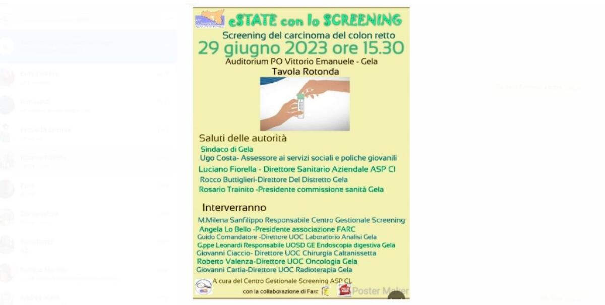 Screening colon retto, domani dibattito sulla prevenzione - 