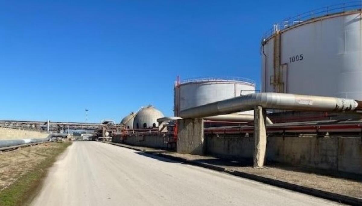 Suoli insaturi raffineria, piano bonifica in Comune: trasmessa documentazione anche per Armatella - Una delle aree interne al sito Eni riportata negli elaborati trasmessi in Comune