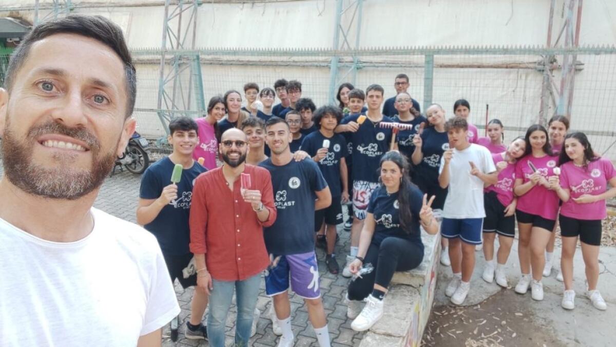 Ripulita la zona del PalaUrso dagli atleti dell’Ecoplast Volley - 