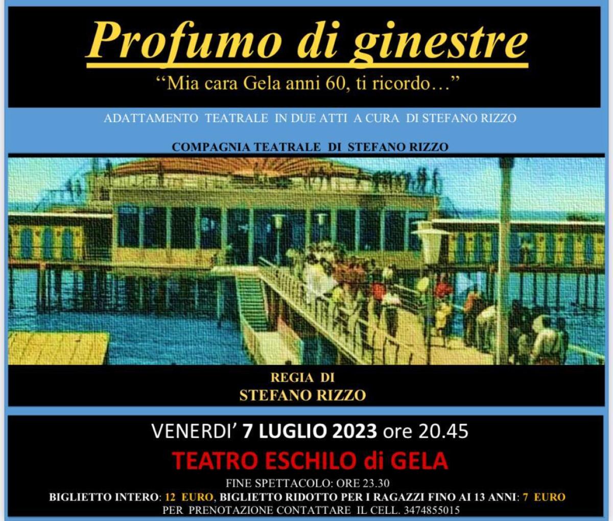 La Conchiglia di Gela rivive gli anni d’oro nello spettacolo di Rizzo - 