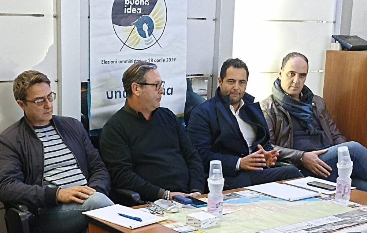 "Su riequilibrio oltre i colori politici", Di Stefano: "Progressisti decidano, Niscemi rallenta Unione" - Di Stefano, i consiglieri Sincero e Faraci e il presidente di "Una Buona Idea" Licata